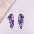 1 Pair Simple Style Wings Copper Epoxy Women's Drop Earrings