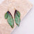 1 Pair Simple Style Wings Copper Epoxy Women's Drop Earrings