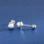 1 Pair Sterling Silver Artificial Pearls Geometric Ear Studs