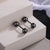 1 Pair Sterling Silver Solid Color Ear Studs