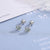 1 Pair Sterling Silver Solid Color Ear Studs