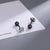 1 Pair Sterling Silver Solid Color Ear Studs