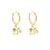 1 Pair Streetwear Devil's Eye Heart Shape Butterfly Plating Inlay Copper Zircon Drop Earrings