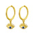 1 Pair Streetwear Devil's Eye Heart Shape Butterfly Plating Inlay Copper Zircon Drop Earrings