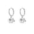 1 Pair Streetwear Devil's Eye Heart Shape Butterfly Plating Inlay Copper Zircon Drop Earrings