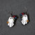 1 Pair Streetwear Halloween Pattern Wood Drop Earrings