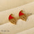 1 Pair Sweet Simple Style Christmas Tree Santa Claus Enamel 304 Stainless Steel 14K Gold Plated Ear Studs