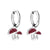 1 Pair Sweet Simple Style Fruit Stainless Steel Fruit Plating Drop Earrings