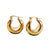 1 Pair Sweet U Shape Plating Stainless Steel Earrings