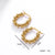 1 Pair Vacation Geometric Plating Stainless Steel 18k Gold Plated Earrings