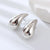 1 Pair Vacation Solid Color Plating Stainless Steel Gold Plated Silver Plated Ear Studs