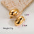 1 Pair Vintage Style Simple Style Round Plating Three-dimensional Stainless Steel 14k Gold Plated Ear Studs