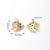 1 Pc/Package 12x11.5mm 18.5x19.5mm Hole 3~3.9mm Copper Zircon White Gold Plated Gold Plated Fish Polished Pendant