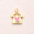 1 Pc/Package 12x13mm 15x10mm 9x12mm Hole 3~3.9mm Copper 18K Gold Plated Heart Shape Phone Teapot Polished Pendant