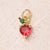 1 Pc/Package 12x6mm 13x7mm 9x8mm Hole 3~3.9mm Copper Zircon 18K Gold Plated Cherry Apple Pineapple Polished Pendant