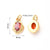 1 Pc/Package 12x8mm Hole 2~2.9mm Copper Zircon Gold Plated Asymmetrical Irregular Oval Polished Pendant