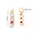 1 Pc/Package 13.5x4mm Hole 2~2.9mm Copper Zircon White Gold Plated Gold Plated Solid Color Transparent Polished Pendant