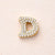 1 Pc/Package 13x10.5x4.5mm 13x11x4.5mm 13x9x4.5mm 10x1.8mm Copper Zircon 18K Gold Plated Letter Polished Beads