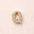 1 Pc/Package 13x10.5x4.5mm 13x11x4.5mm 13x9x4.5mm 10x1.8mm Copper Zircon 18K Gold Plated Letter Polished Beads