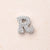 1 Pc/Package 13x10.5x4.5mm 13x11x4.5mm 13x9x4.5mm 10x1.8mm Copper Zircon White Gold Plated Letter Polished Beads