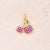 1 Pc/Package 13x13mm 13x6mm 13x9.5mm Hole 2~2.9mm Hole 3~3.9mm Copper Zircon 18K Gold Plated Cherry Pineapple Polished Pendant