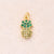 1 Pc/Package 13x13mm 13x6mm 13x9.5mm Hole 2~2.9mm Hole 3~3.9mm Copper Zircon 18K Gold Plated Cherry Pineapple Polished Pendant