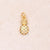 1 Pc/Package 13x13mm 13x6mm 13x9.5mm Hole 2~2.9mm Hole 3~3.9mm Copper Zircon 18K Gold Plated Cherry Pineapple Polished Pendant