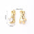 1 Pc/Package 13x19mm 16.5x8.5mm 19.5x16mm Hole 2~2.9mm Hole 3~3.9mm Copper Acrylic Zircon Gold Plated Rabbit Cattle Cat Polished Pendant