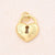 1 Pc/Package 14.5x12mm 18x11mm 18x9mm Hole 3~3.9mm Copper Zircon 18K Gold Plated Heart Shape Key Lock Polished Pendant