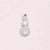 1 Pc/Package 15X6mm Hole 1~1.9mm 304 Stainless Steel Shell 18K Gold Plated Round Round Dots Solid Color Polished Pendant