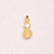 1 Pc/Package 15X6mm Hole 1~1.9mm 304 Stainless Steel Shell 18K Gold Plated Round Round Dots Solid Color Polished Pendant