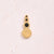 1 Pc/Package 15X6mm Hole 1~1.9mm 304 Stainless Steel Shell 18K Gold Plated Round Round Dots Solid Color Polished Pendant