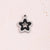 1 Pc/Package 15x12.5mm Hole 1~1.9mm 304 Stainless Steel Shell 18K Gold Plated Star Simple Solid Color Polished Pendant