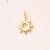 1 Pc/Package 17.5x11.5x2mm 17x12x2mm 21.5X18.5X 2.3mm Hole 2~2.9mm Hole 3~3.9mm Copper Zircon 18K Gold Plated Sun Star Moon Polished Pendant