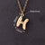 1 Pc/Package 18x12mm 18x11mm 18x13mm Hole 3~3.9mm Copper Gold Plated Letter Polished Pendant Chain