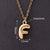 1 Pc/Package 18x12mm 18x11mm 18x13mm Hole 3~3.9mm Copper Gold Plated Letter Polished Pendant Chain