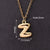 1 Pc/Package 18x12mm 18x11mm 18x13mm Hole 3~3.9mm Copper Gold Plated Letter Polished Pendant Chain