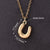 1 Pc/Package 18x12mm 18x11mm 18x13mm Hole 3~3.9mm Copper Gold Plated Letter Polished Pendant Chain