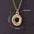 1 Pc/Package 18x12mm 18x11mm 18x13mm Hole 3~3.9mm Copper Gold Plated Letter Polished Pendant Chain