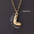 1 Pc/Package 18x12mm 18x11mm 18x13mm Hole 3~3.9mm Copper Gold Plated Letter Polished Pendant Chain