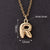 1 Pc/Package 18x12mm 18x11mm 18x13mm Hole 3~3.9mm Copper Gold Plated Letter Polished Pendant Chain