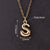 1 Pc/Package 18x12mm 18x11mm 18x13mm Hole 3~3.9mm Copper Gold Plated Letter Polished Pendant Chain