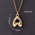 1 Pc/Package 18x12mm 18x11mm 18x13mm Hole 3~3.9mm Copper Gold Plated Letter Polished Pendant Chain