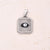 1 Pc/Package 18x15mm 6x3mm 304 Stainless Steel 18K Gold Plated Devil's Eye Square Polished Pendant