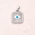 1 Pc/Package 18x15mm 6x3mm 304 Stainless Steel 18K Gold Plated Devil's Eye Square Polished Pendant