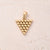 1 Pc/Package 19x18x3mm 24.5x21x3mm 27x15x3mm 6x3mm 304 Stainless Steel 18K Gold Plated Triangle Round Rhombus Polished Pendant