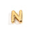 1 Pc/Package 20x14mm 20x17mm 22x16mm Hole 2~2.9mm 304 Stainless Steel 18K Gold Plated Letter Polished Beads