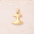 1 Pc/Package 21x13x3mm 22x19x4mm 24x16x3mm 6x3mm 304 Stainless Steel 18K Gold Plated Bow And Arrow Anchor Iron Tower Polished Pendant