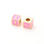 1 Pc/Package 6*6mm Hole 3~3.9mm Copper Gold Plated Letter Square Polished Beads