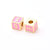 1 Pc/Package 6*6mm Hole 3~3.9mm Copper Gold Plated Letter Square Polished Beads